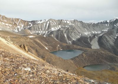 Alaska Range Glacier Ponds