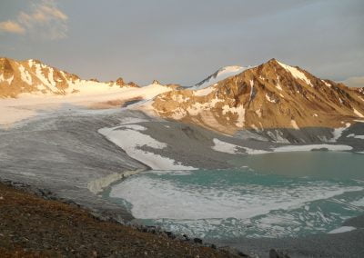 Alaska Range Glacier Ponds